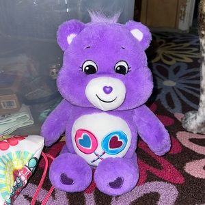 Purple Care Bears stuffed animal plushie